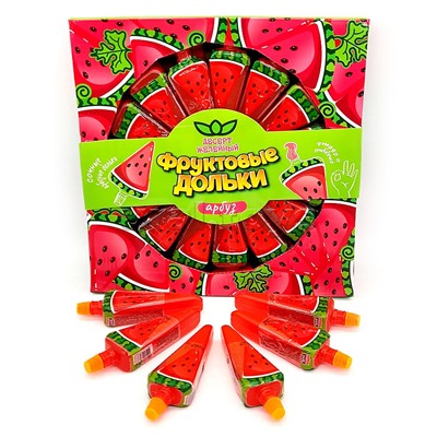 Желе "Фруктовые дольки" арбуз 50г (30шт)