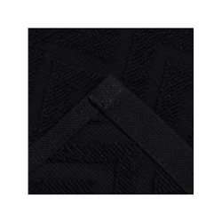 Полотенце махровое LoveLife Zig-Zag, 70×130 см, цвет чёрный, 100% хл, 450 г/м²