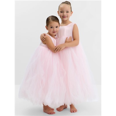 Платье нарядное для девочки KAFTAN, рост 128-134, светло-розовое