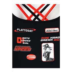 Купальник трикотажный для девочек PLAYTODAY, 1239582