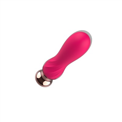 Розовый мини-вибратор Mini Vibrator с пультом ДУ - 12,5 см.