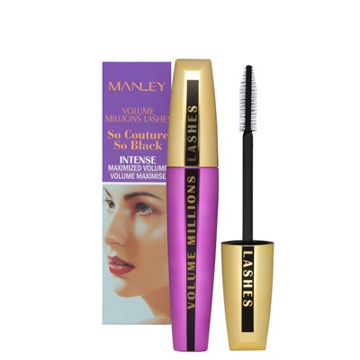 MANLEY Тушь для ресниц "Volume Millions Lashes", экстра черный