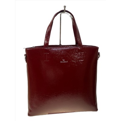 Женская сумка из искусственной кожи, цвет бордовый