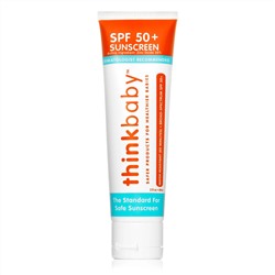 Think, Thinkbaby, солнцезащитный крем SPF 50+, 3 жидких унции (89 мл)