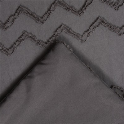 Покрывало 1.5-спальное LoveLife Tufting: Орнамент, 150×220±5 см, микрофайбер, серое