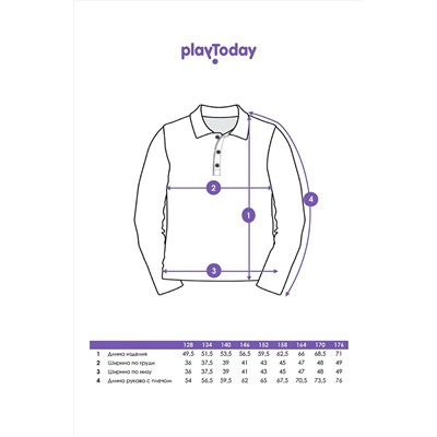 Поло PLAYTODAY, 1045504
