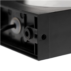 Светильник фасадный «Гранд», 5 Вт, 3000К, IP65, 220 В, пластиковый корпус, чёрный, свечение тёплое белое