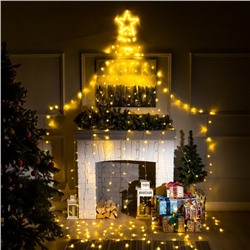 Светодиодная фигура «Комета» 3.5 м, пластик, 9 нитей, 31 В, свечение тёплое белое