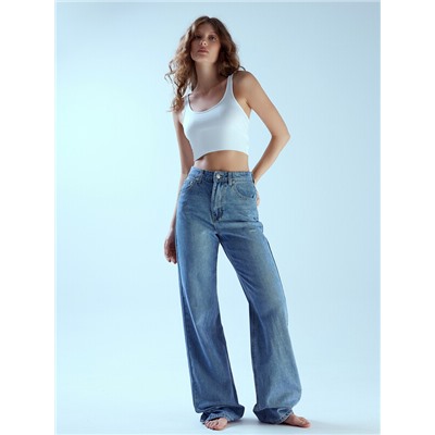 БРЮКИ ЖЕНСКИЕ ДЖИНСОВЫЕ 2025-1DTW502-1