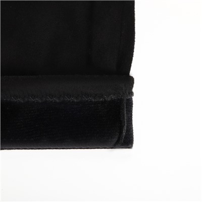 Перчатки женские, безразмерные, без утеплителя, чёрные