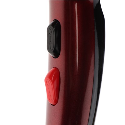 УЦЕНКА Фен Luazon LF-28, 1600 Вт, 2 скорости, 3 температурных режима, 3 насадки, расчески, черный, 9