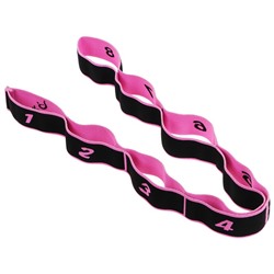 Эспандер-лента эластичная с захватами, 90×4 см, MEDIUM, цвет розовый