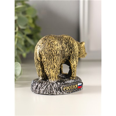 Фигурка «Медведь Россия», 7×8.5×4.5 см