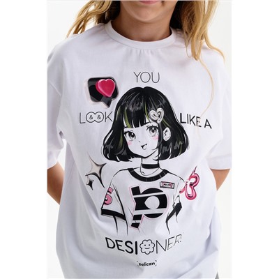 Футболка для девочек PELICAN, 1232728