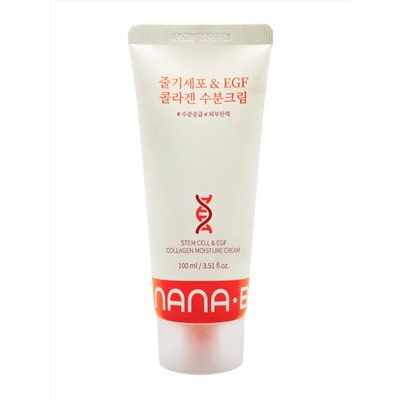Nana-B Увлажняющий крем для лица с коллагеном, стволовыми клетками, EGF / Collagen Stem Cell & EGF Moisture Cream, 100 мл 28451