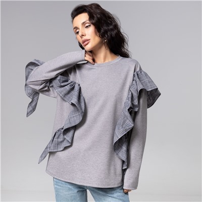 Лонгслив в стиле пэчворк, Гардеробная магия