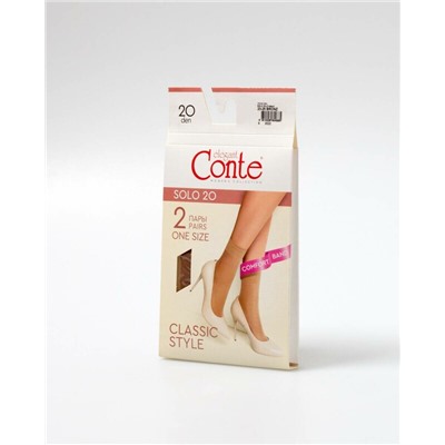 Полиамидные CONTE SOLO 20  Носки женские