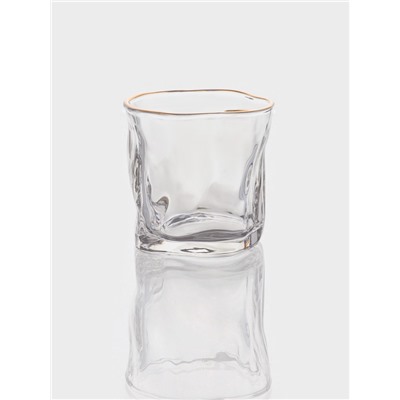 Набор стаканов IceBar.Gold, 250 мл, 6 шт., золотая отводка, стекло, прозрачный