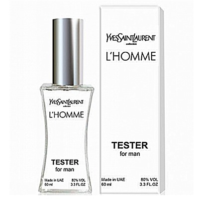 Yves Saint Laurent L'Homme тестер мужской (60 мл) Duty Free (неверная дата на коробке)