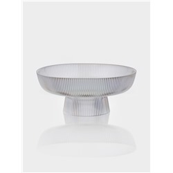 Ваза для фруктов «Камелия», 26×11 см, 2 л, стекло, перламутровая