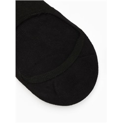 Носки-подследники с компрессией, размер 42-45, чёрные