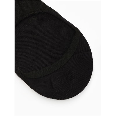 Носки-подследники с компрессией, размер 42-45, чёрные