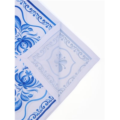 Салфетка пасхальная на стол «Гжель ХВ» 65×65 см