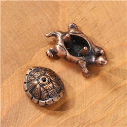 Подставка для благовоний TAKE IT EASY «Черепаха», 4×1.8 см, медная