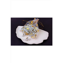 Набор бижутерии 3в1: Бусы жемчуг длинные сотуар 120см(60)+жемчужные пусеты + Подарок, в подарочном мешочке НАТАЛИ, 1131007