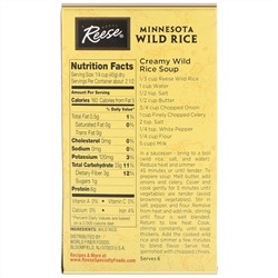 Reese, All Natural, Minnesota Wild Rice, Subtle Nutty Flavor , 4 oz (113 g)