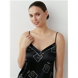 Omsa Сорочка OmD 0111D LOVE Сорочка принт. жен. (на узких бретелях принт), PL