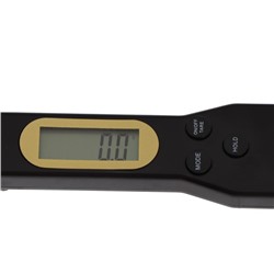 Мерная ложка Luazon LV-507, электронные, до 0.5 кг, чёрная