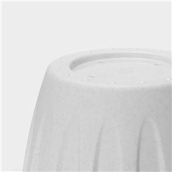 Горшок для цветов с поддоном «Фелиция», 10.4 л, d=31.9 см, h=24.5 см, пластиковый, цвет мраморный