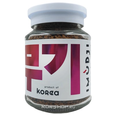 Натуральный растворимый сублимированный кофе Imudji Red, Корея, 90 г Акция