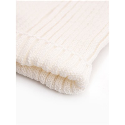 Шапка детская, цвет молочный, размер 52-54