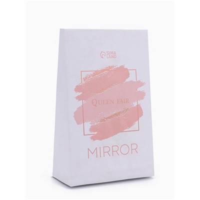 Зеркало с подставкой, с увеличением х2, двустороннее, 16.5×30.5 см, (13×16 см), МИКС