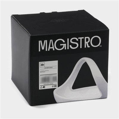 Конфетница Magistro «Бланш», 15×13.5 см, цвет белый