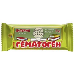 Гематоген Турбо детский с 3х лет ШКОЛЬНИК 30г