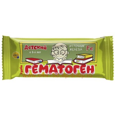 Гематоген Турбо детский с 3х лет ШКОЛЬНИК 30г