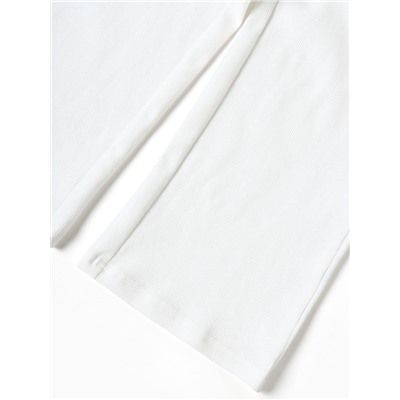 Брюки детские MINAKU, цвет молочный, рост 128 см