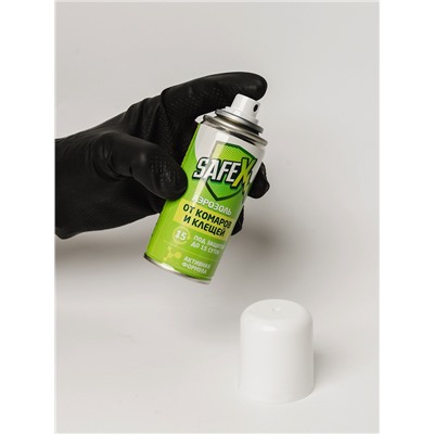 Аэрозоль Репеллент SAFEX, от клещей и комаров, для всей семьи, 100 мл