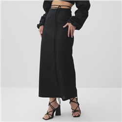 Юбка миди женская MIST: Summer time, чёрная, размер 42