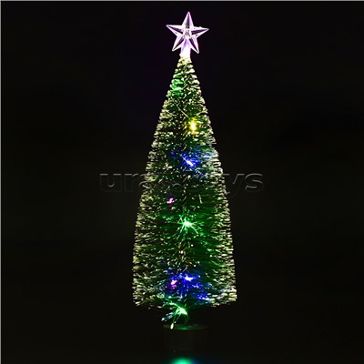 Елочка светящаяся со звездой (25см)