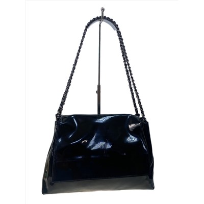 Женская сумка из натуральной кожи, цвет черный