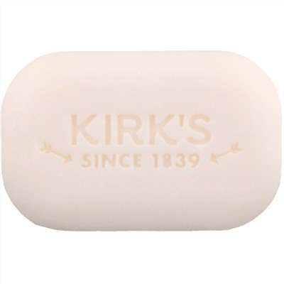 Kirk's, Gentle Castile Soap Bar, Original Fresh Scent, 3 Bars, 4 oz (113 g) Each