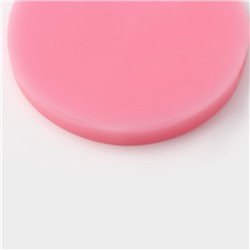 Молд для заливки Доляна «Три ключа», 3 ячейки, силикон, 6.5×1 см, розовый