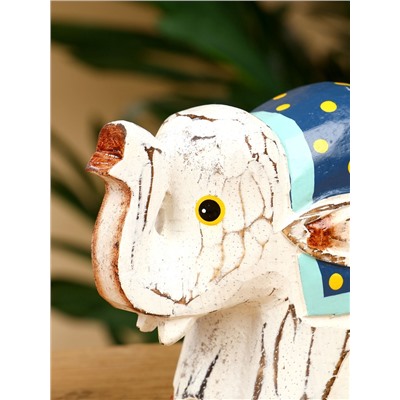 Сувенир «Слонёнок», 12×5.5×9 см, дерево, белый