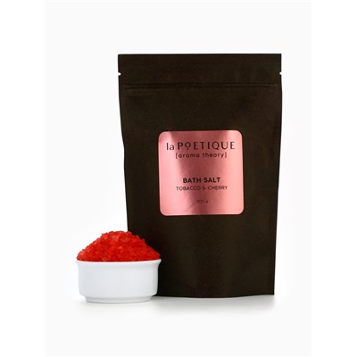 Соль для ванны, 300 г, аромат табака и вишни, LA POETIQUE