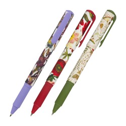 Ручка шариковая 0.7 мм "Флора.Распускаются цветы/Flora.Bloom flowers" синяя в тубе 20-0264/15 Bruno Visconti