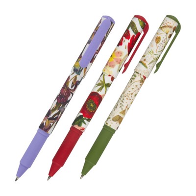 Ручка шариковая 0.7 мм "Флора.Распускаются цветы/Flora.Bloom flowers" синяя в тубе 20-0264/15 Bruno Visconti